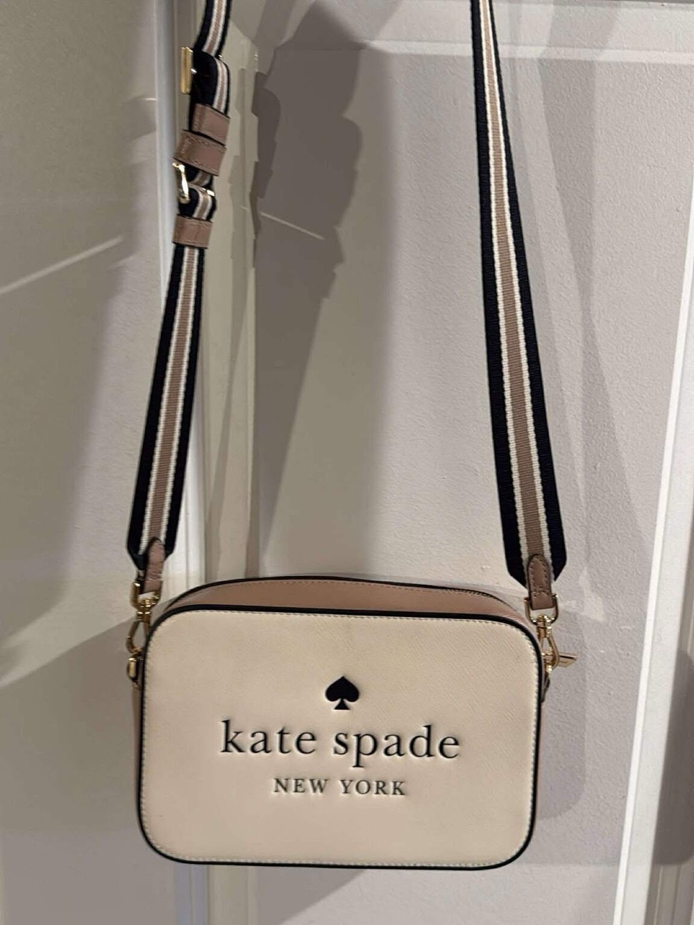 Authentic Kate Spade New York Cream Crossbody Bag